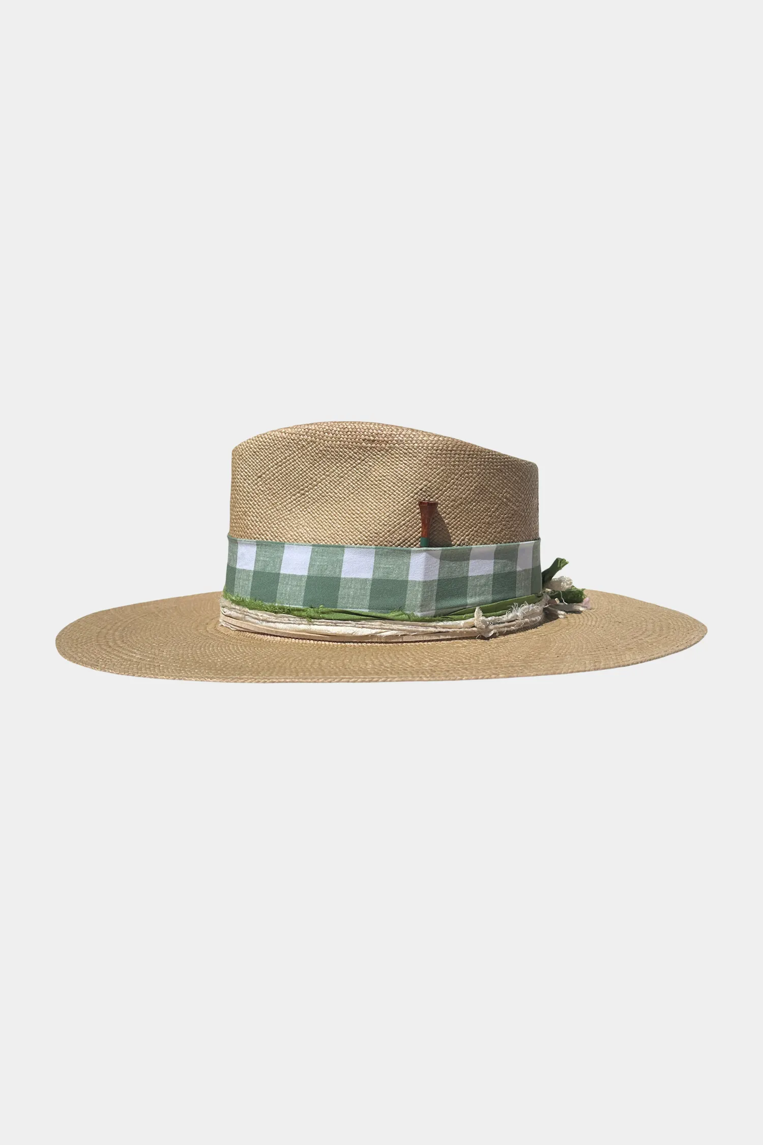 Teressa Foglia x BGSW Tourney Sun Hat Gingham sold by Byrdie Golf Social Wear product image thumbnail 2