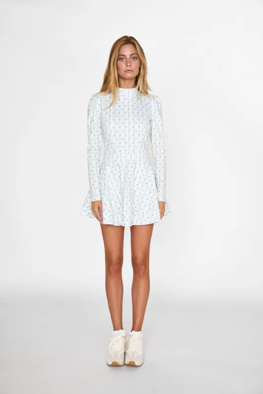 Long Sleeve Montauk Mini Dress sold by Byrdie Golf Social Wear