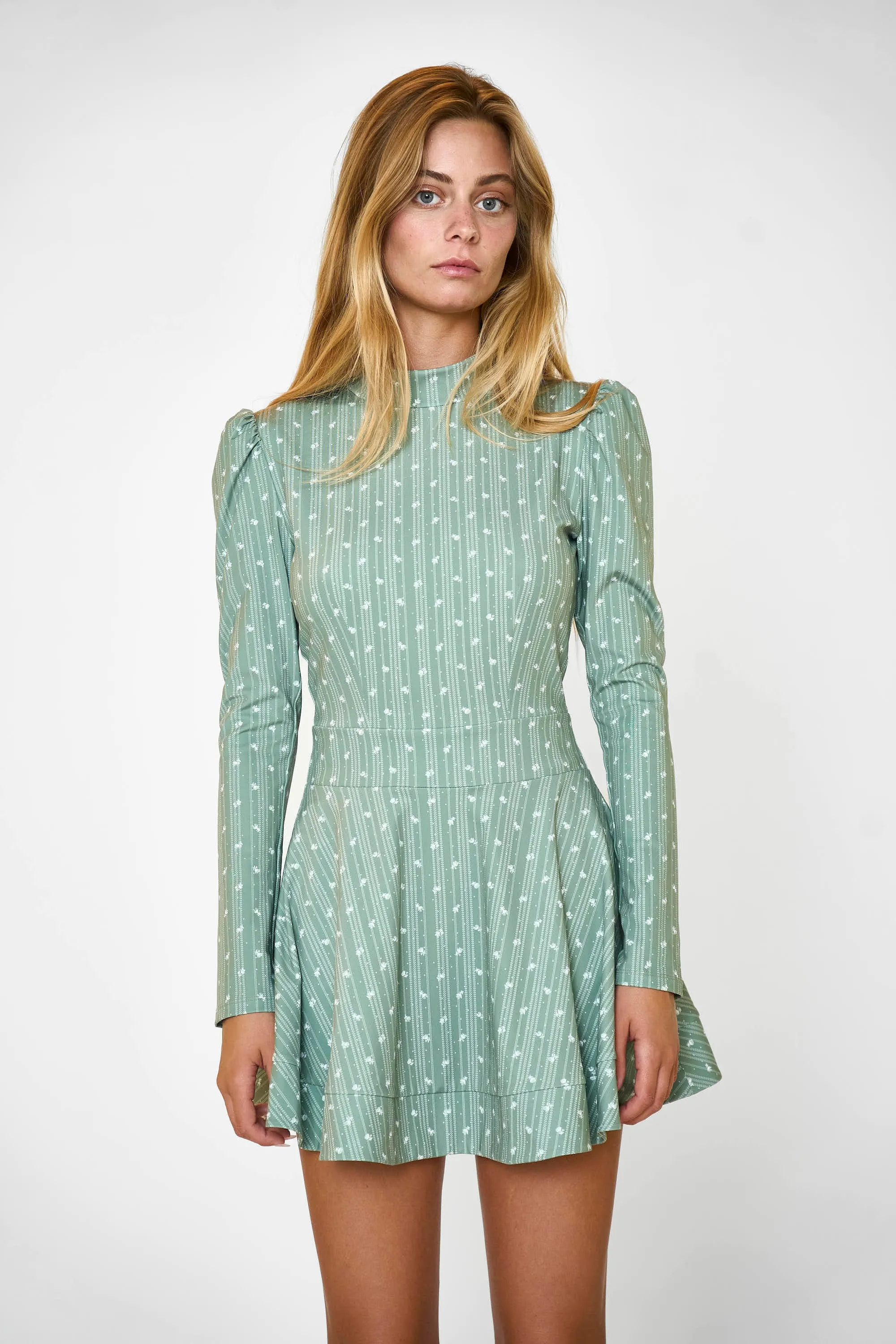Long Sleeve Montauk Mini Dress sold by Byrdie Golf Social Wear product image thumbnail 3
