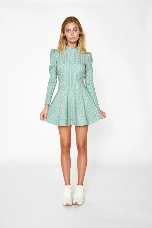 Long Sleeve Montauk Mini Dress sold by Byrdie Golf Social Wear