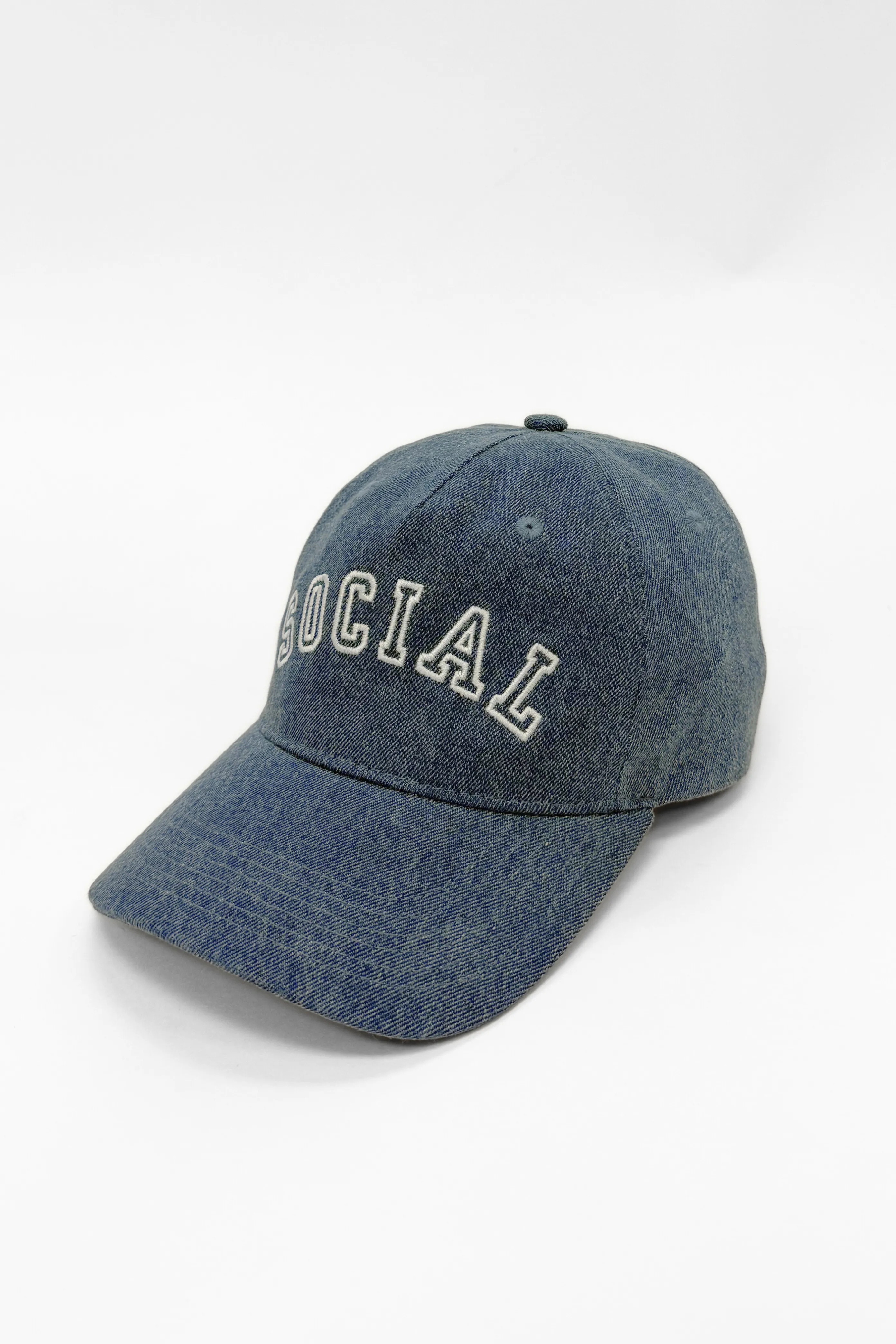 The Social Hat in Denim sold by Byrdie Golf Social Wear product image thumbnail 2
