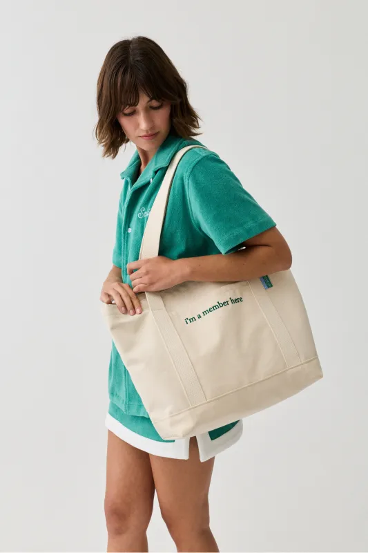 Member Tote made by Byrdie Golf Social Wear