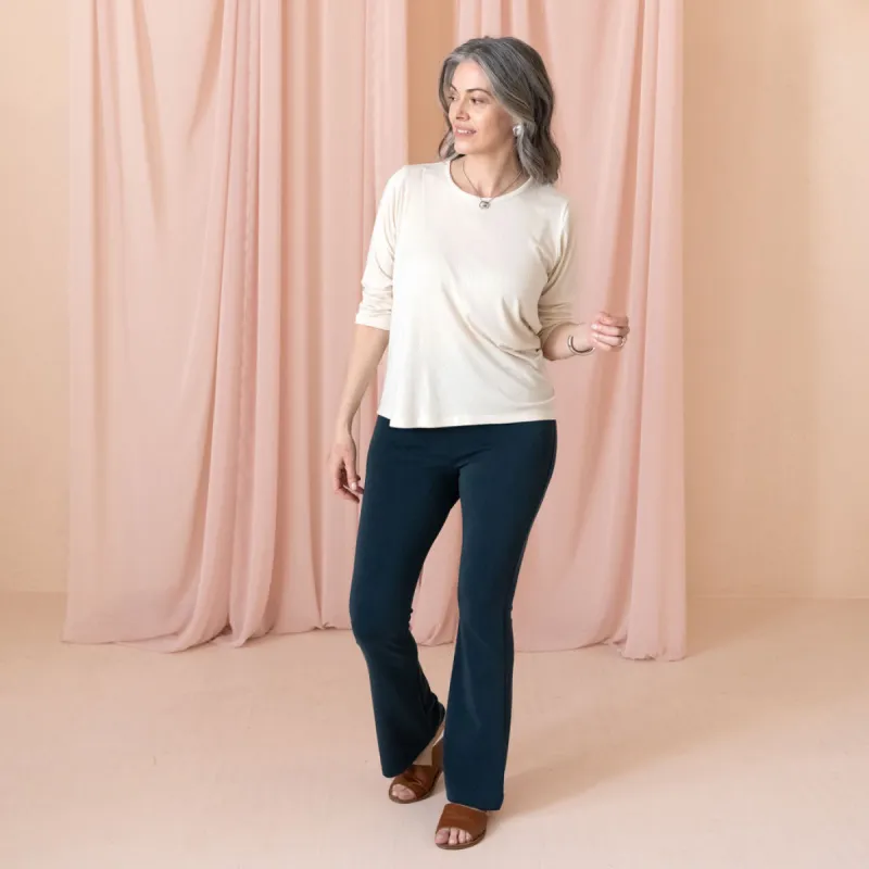 The BeyondSoft Flare Legging sold by Encircled