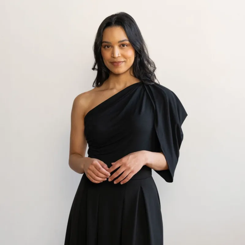 The Evolve One Shoulder Top sold by Encircled