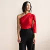 The Evolve One Shoulder Top sold by Encircled