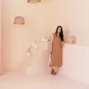 The Linen-Cotton Midi Dress sold by Encircled