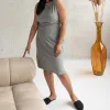 Sample Sale: The Dressy Rib Knit Skirt sold by Encircled