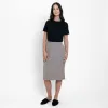 Sample Sale: The Dressy Rib Knit Skirt sold by Encircled