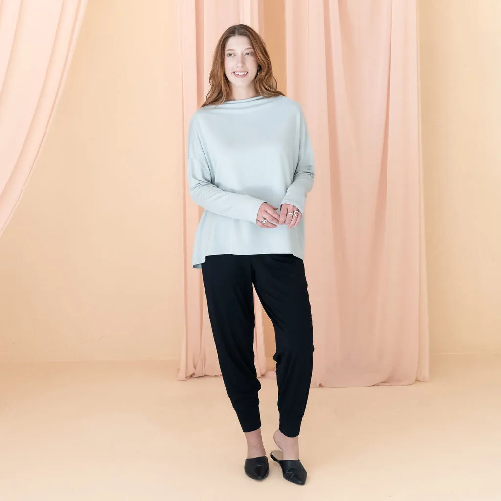 The Dressy Mock Neck Sweatshirt sold by Encircled product image thumbnail 2