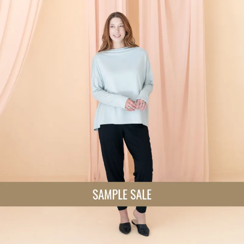 Sample Sale: The Dressy Mock Neck Sweatshirt sold by Encircled