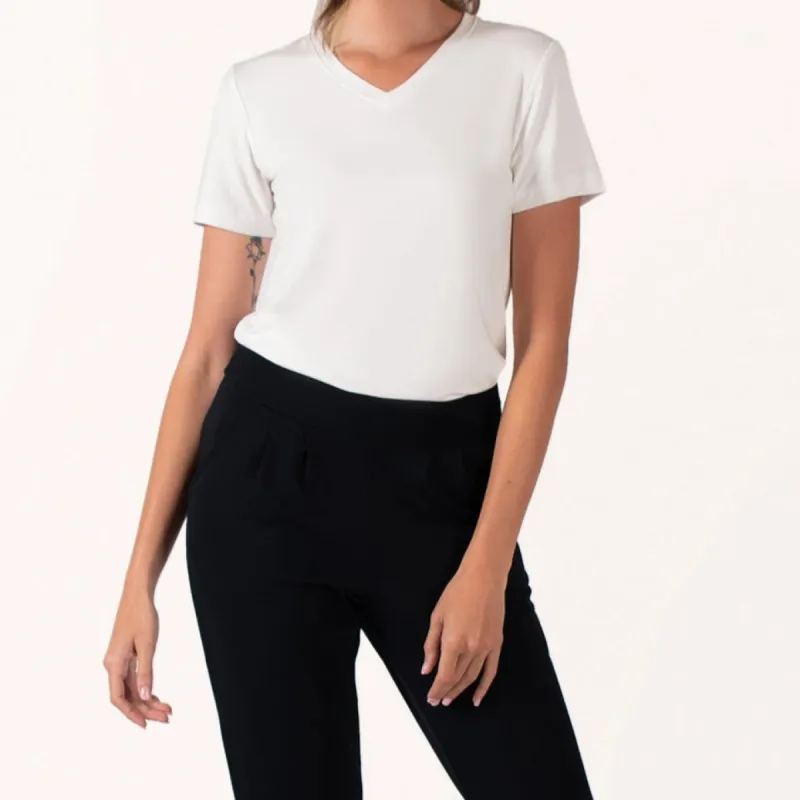 Last Chance: The Effortless V-Neck T-Shirt sold by Encircled