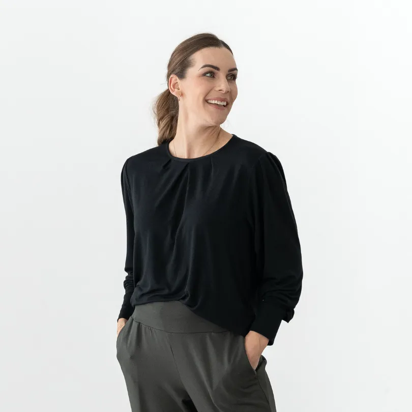 The Comfy Blouson Top sold by Encircled product image thumbnail 2