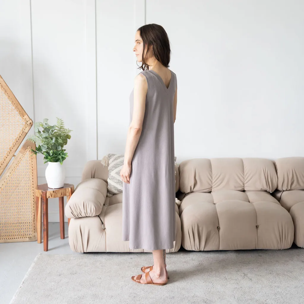 The Reversible Rib Knit Tank Dress sold by Encircled product image thumbnail 3