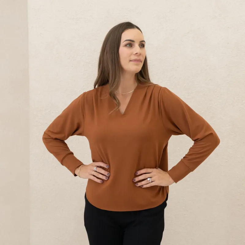 The Gather Blouse sold by Encircled