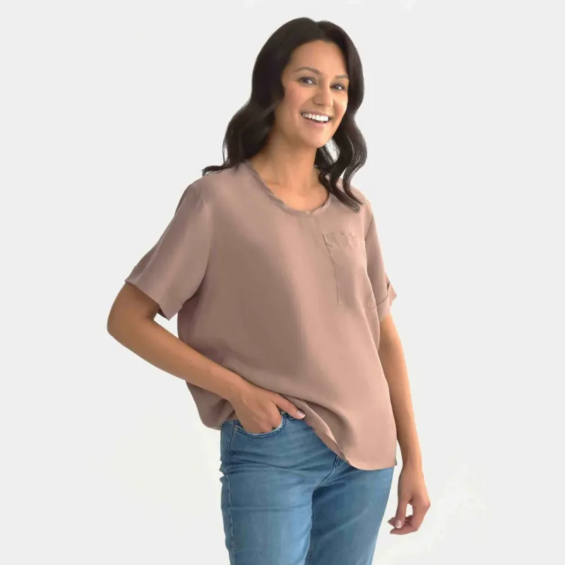 Last Chance: The Cupro Dressy Tee sold by Encircled