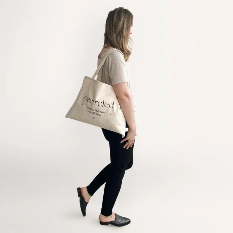 Organic Cotton Tote Bag sold by Encircled