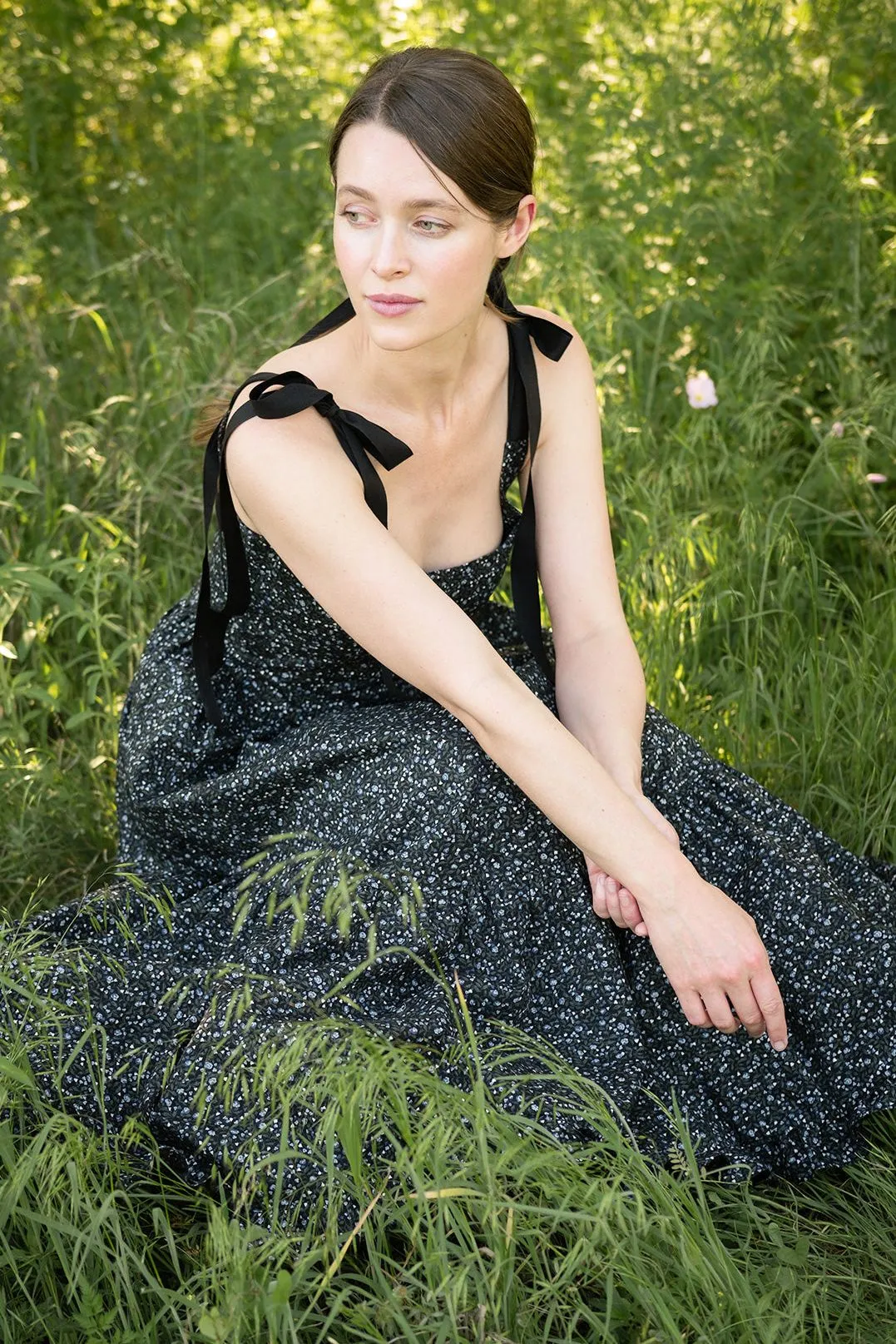 Mirabelle Dress in Secret Garden Floral sold by Of Her Own Kind