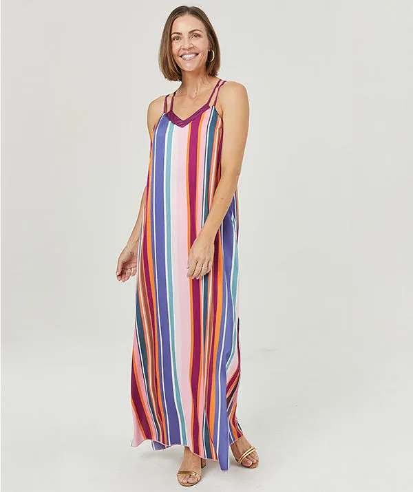 The Savannah Strappy Maxi Bra Dress sold by SheBird product image thumbnail 4