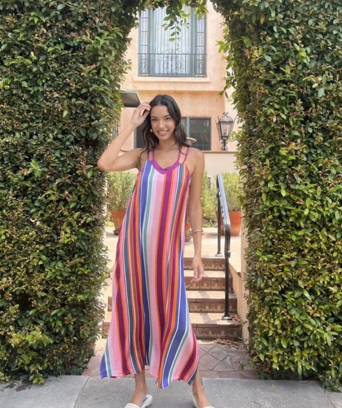 The Savannah Strappy Maxi Bra Dress sold by SheBird