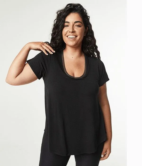 The Flawless Short Sleeve Bra Tee sold by SheBird product image thumbnail 4