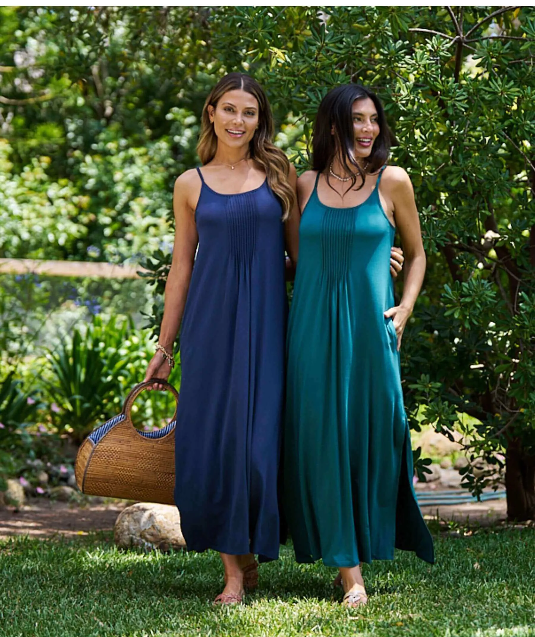 Pintuck Maxi Bra Dress sold by SheBird product image thumbnail 2