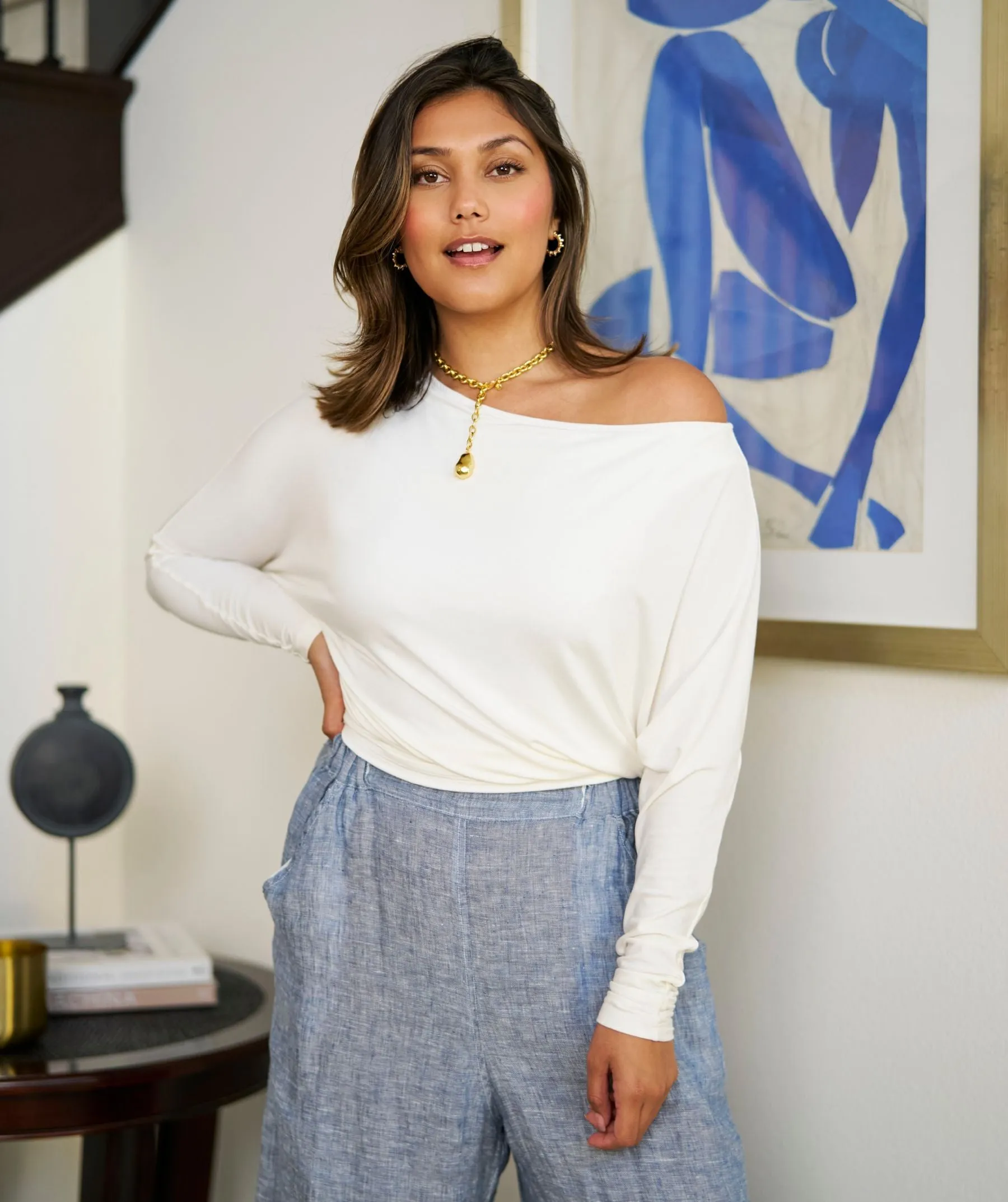 Taylor Off-the-shoulder Dolman Top sold by SheBird product image thumbnail 4