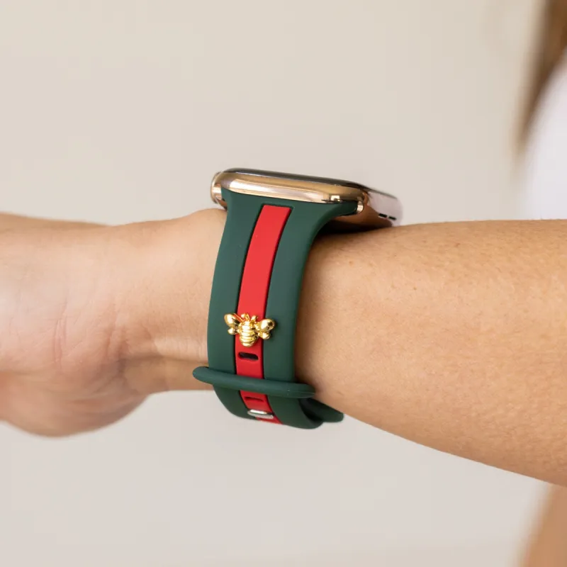 Honey Bee Me Green and Red Apple Band sold by Strawberry Avocados