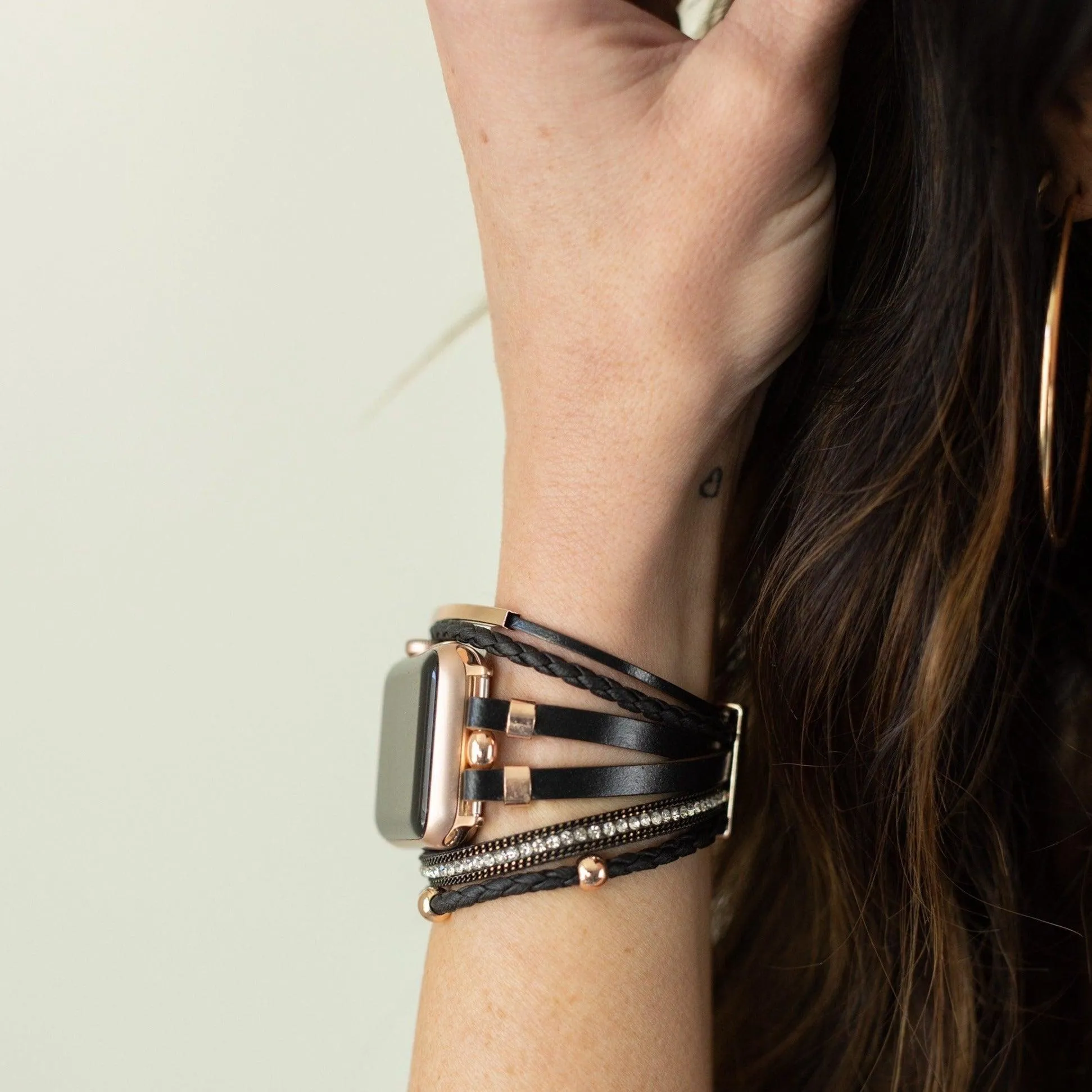 Solange Black Apple Watch Band sold by Strawberry Avocados product image thumbnail 2