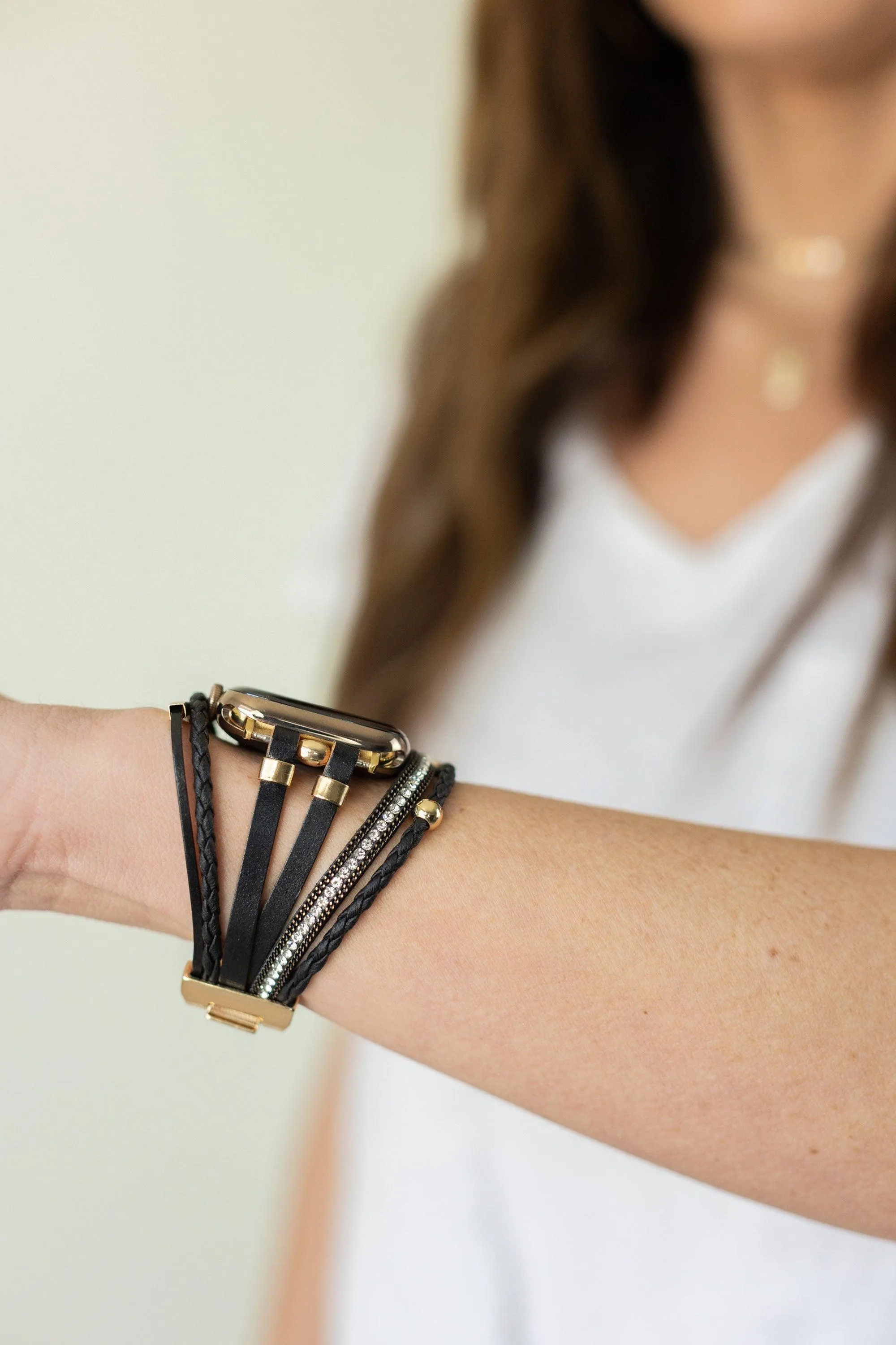 Solange Black Apple Watch Band sold by Strawberry Avocados product image thumbnail 5