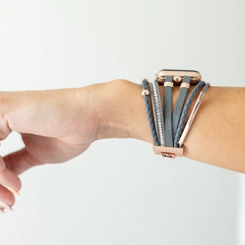 Solange Gray Apple Watch Band sold by Strawberry Avocados