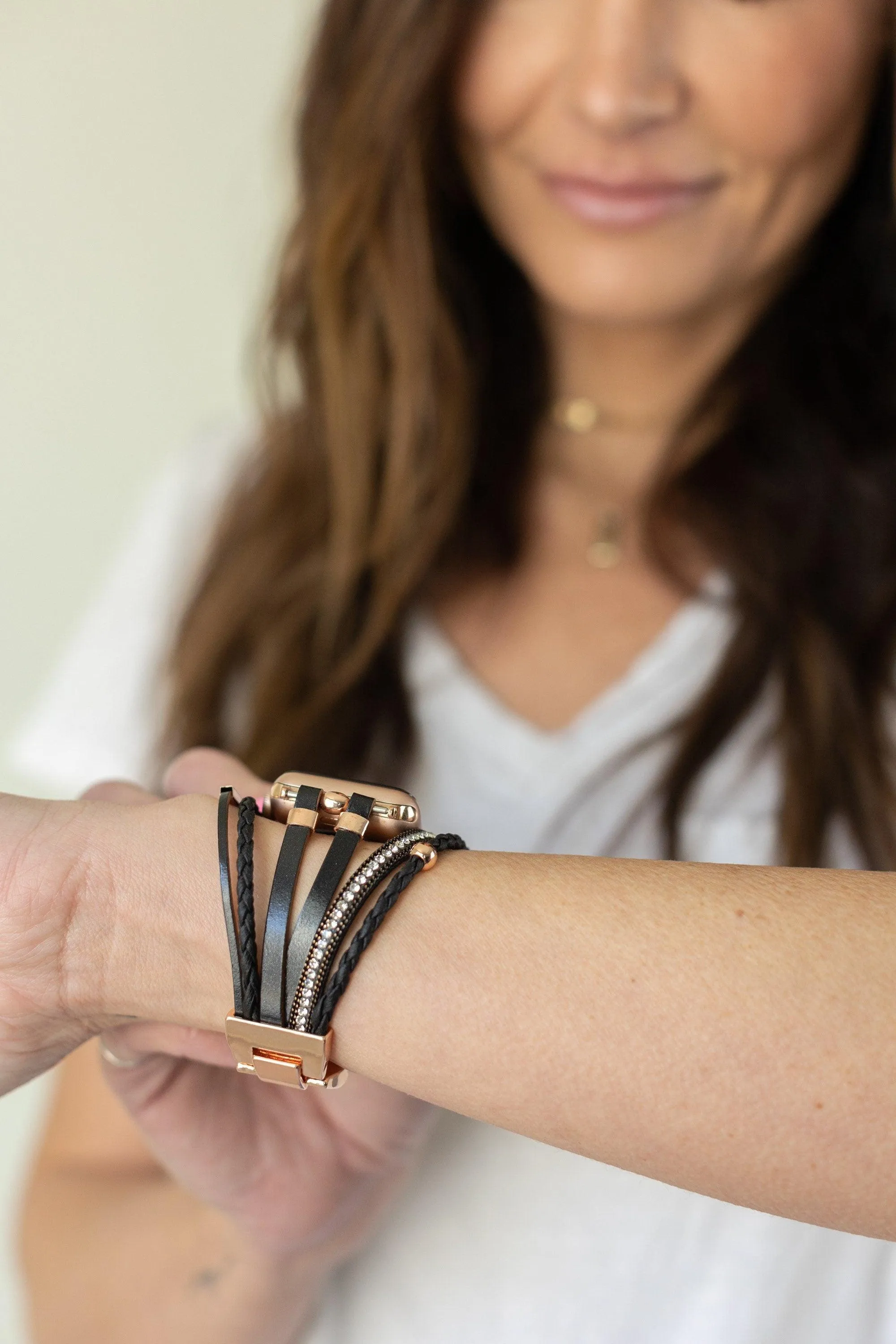 Solange Black Apple Watch Band sold by Strawberry Avocados product image thumbnail 3