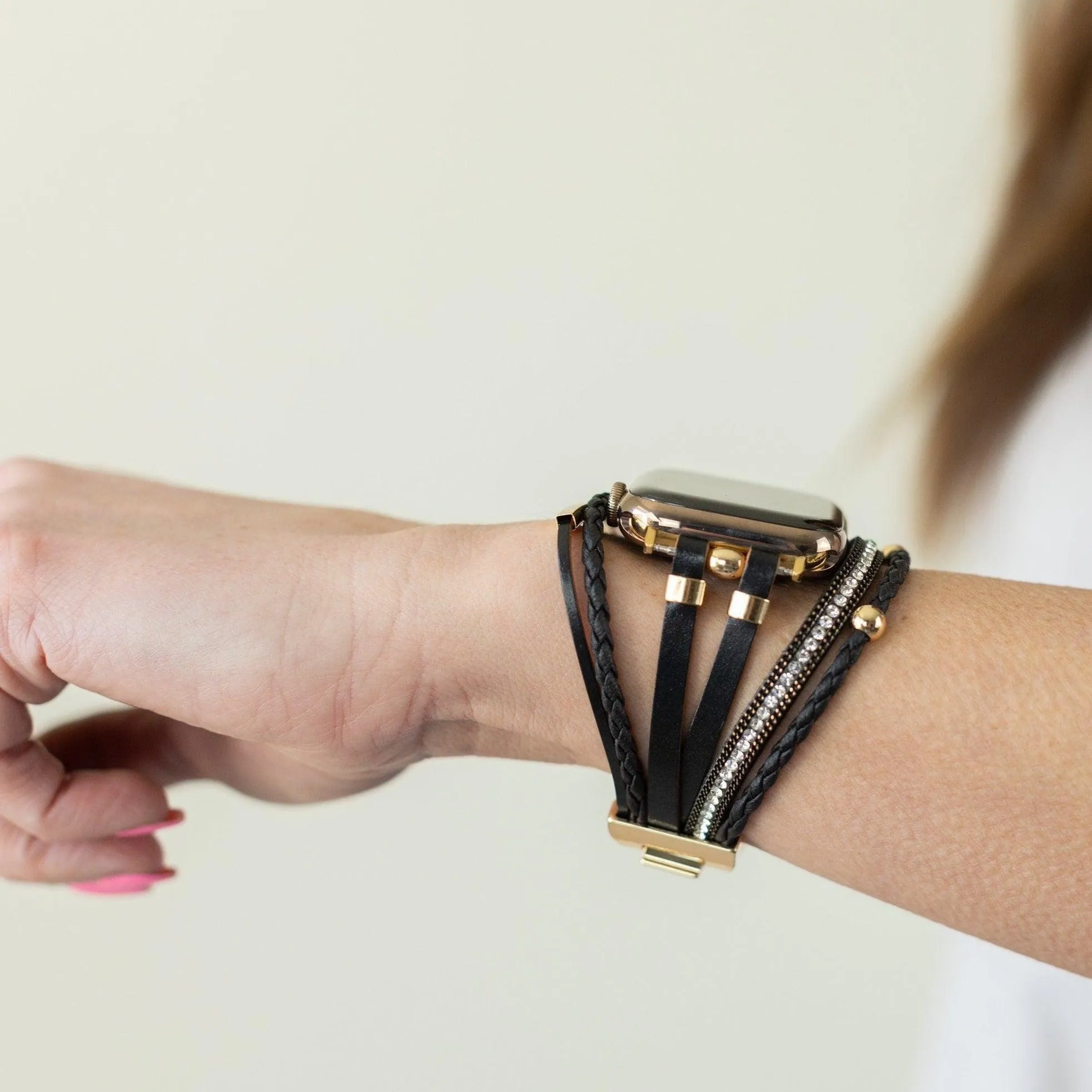 Solange Black Apple Watch Band sold by Strawberry Avocados