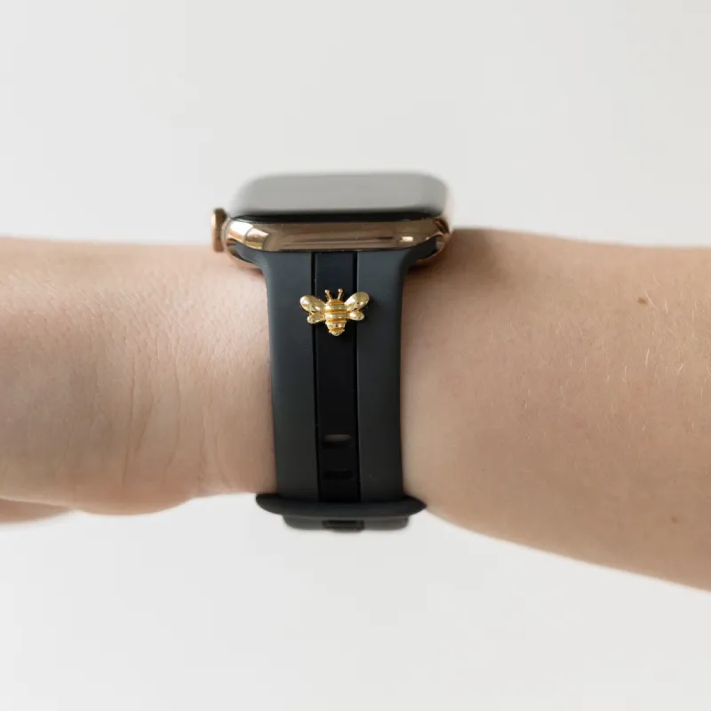 Skye Gray & Black Smart Watch Band sold by Strawberry Avocados