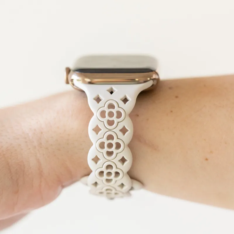 Luna Sweet Cream Apple Watch Band sold by Strawberry Avocados