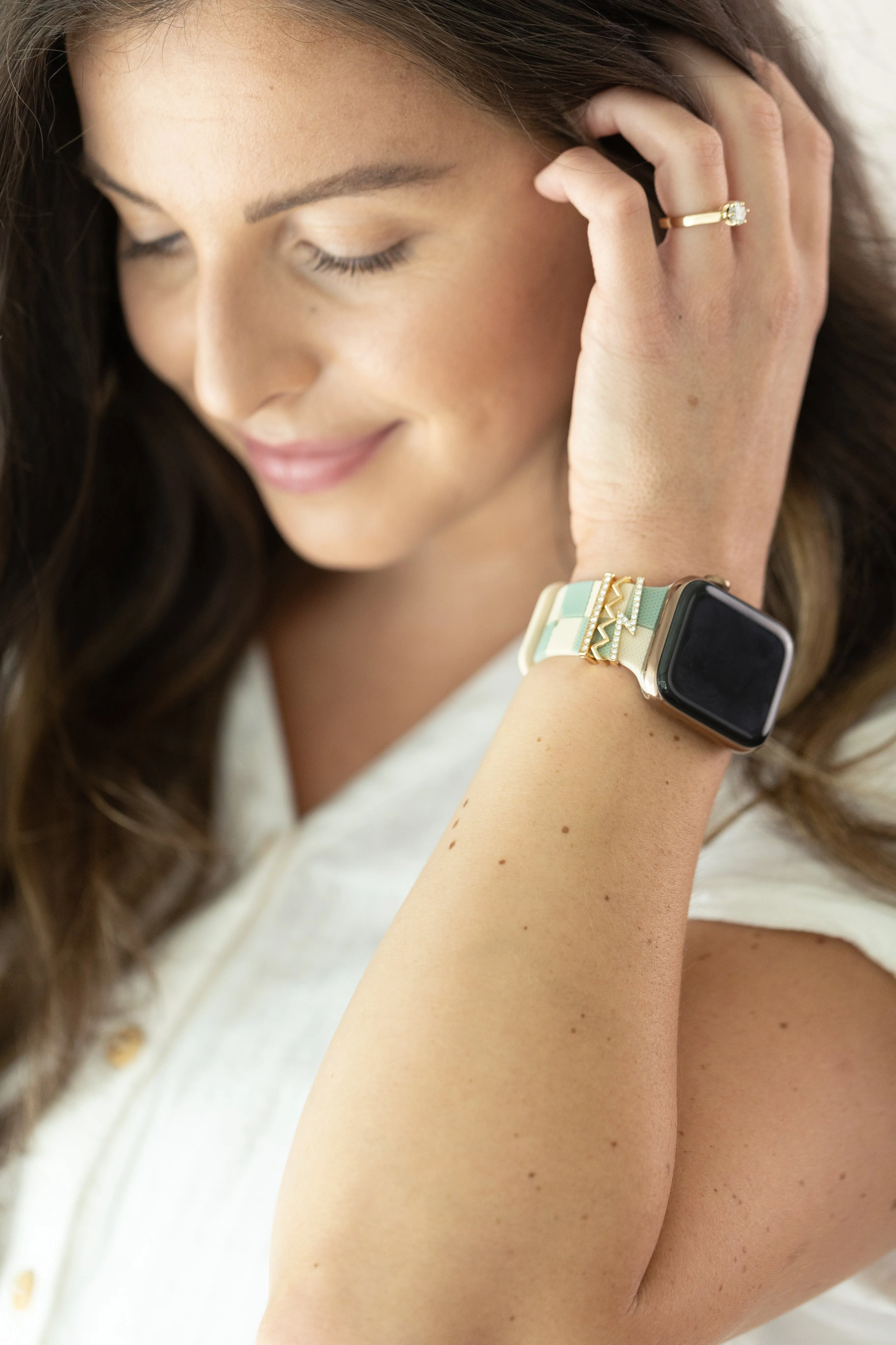 Downtown Matcha Latte Apple Watch Band sold by Strawberry Avocados product image thumbnail 4