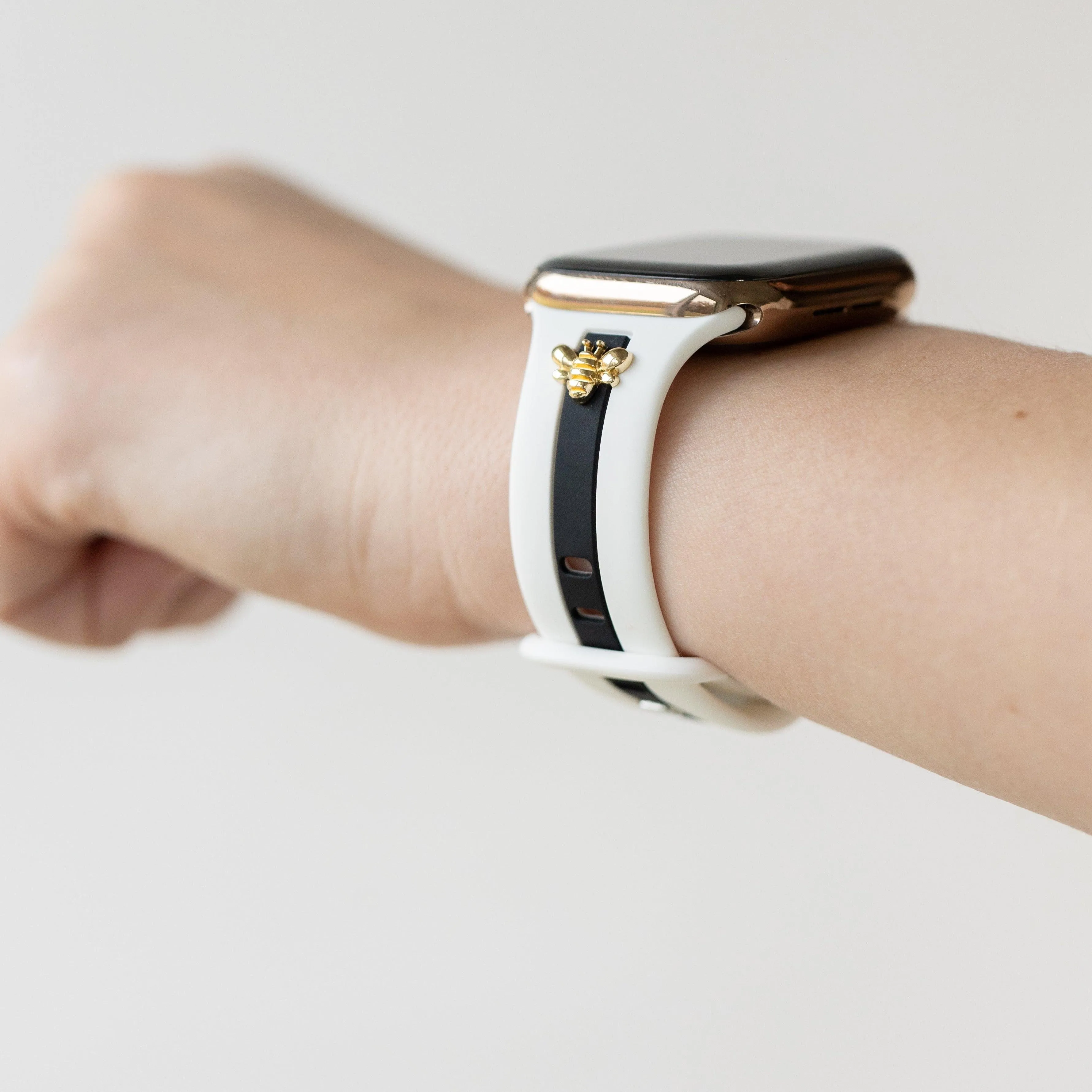 Skye Winter White & Black Night Smart Watch Band sold by Strawberry Avocados product image thumbnail 2