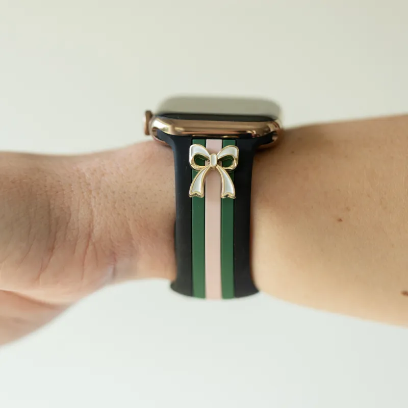 The It Girl Black/Pink/Green Smart Watch Band sold by Strawberry Avocados