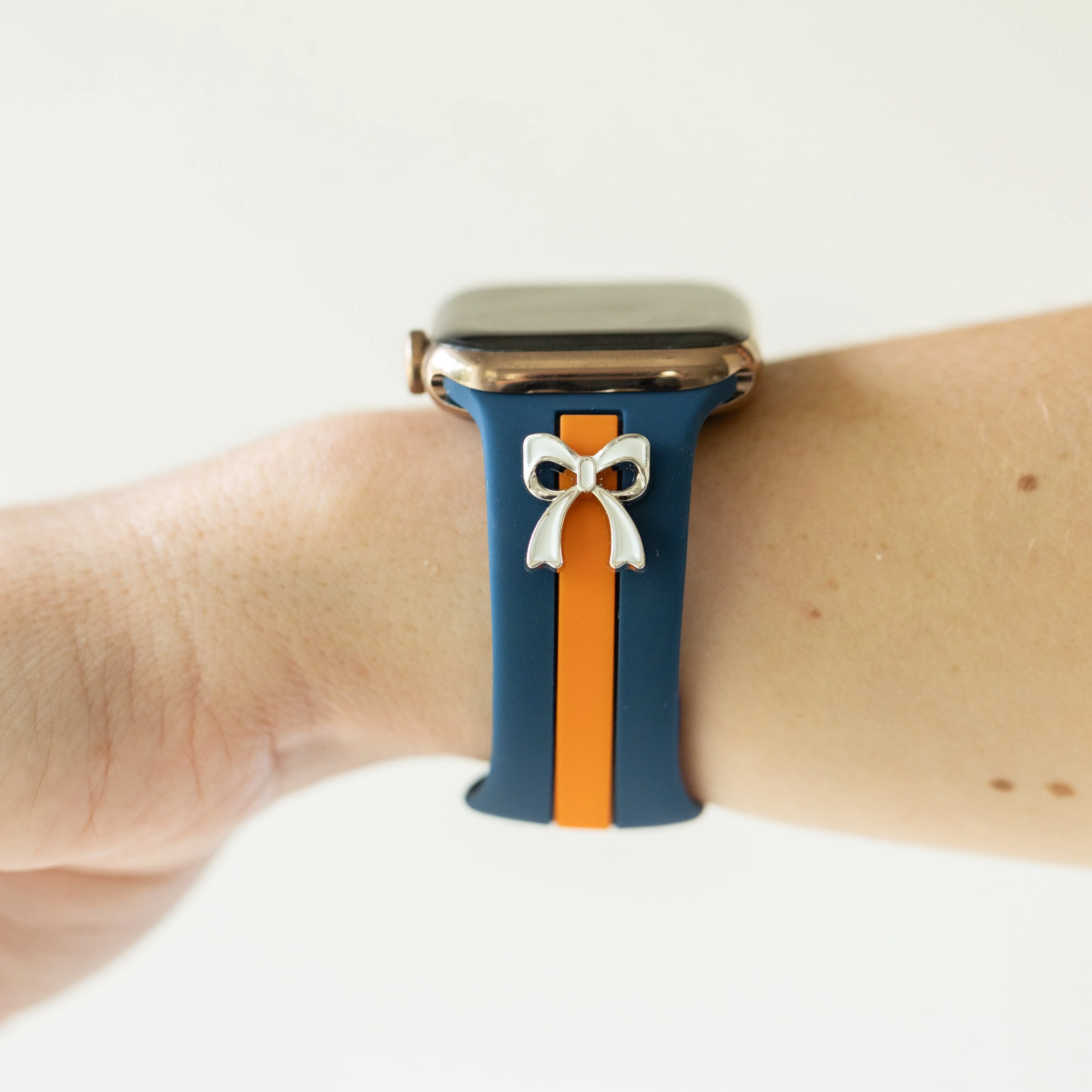 The It Girl Blue & Orange Smart Watch Band sold by Strawberry Avocados