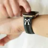 The It Girl Gray and Black Smart Watch Band sold by Strawberry Avocados