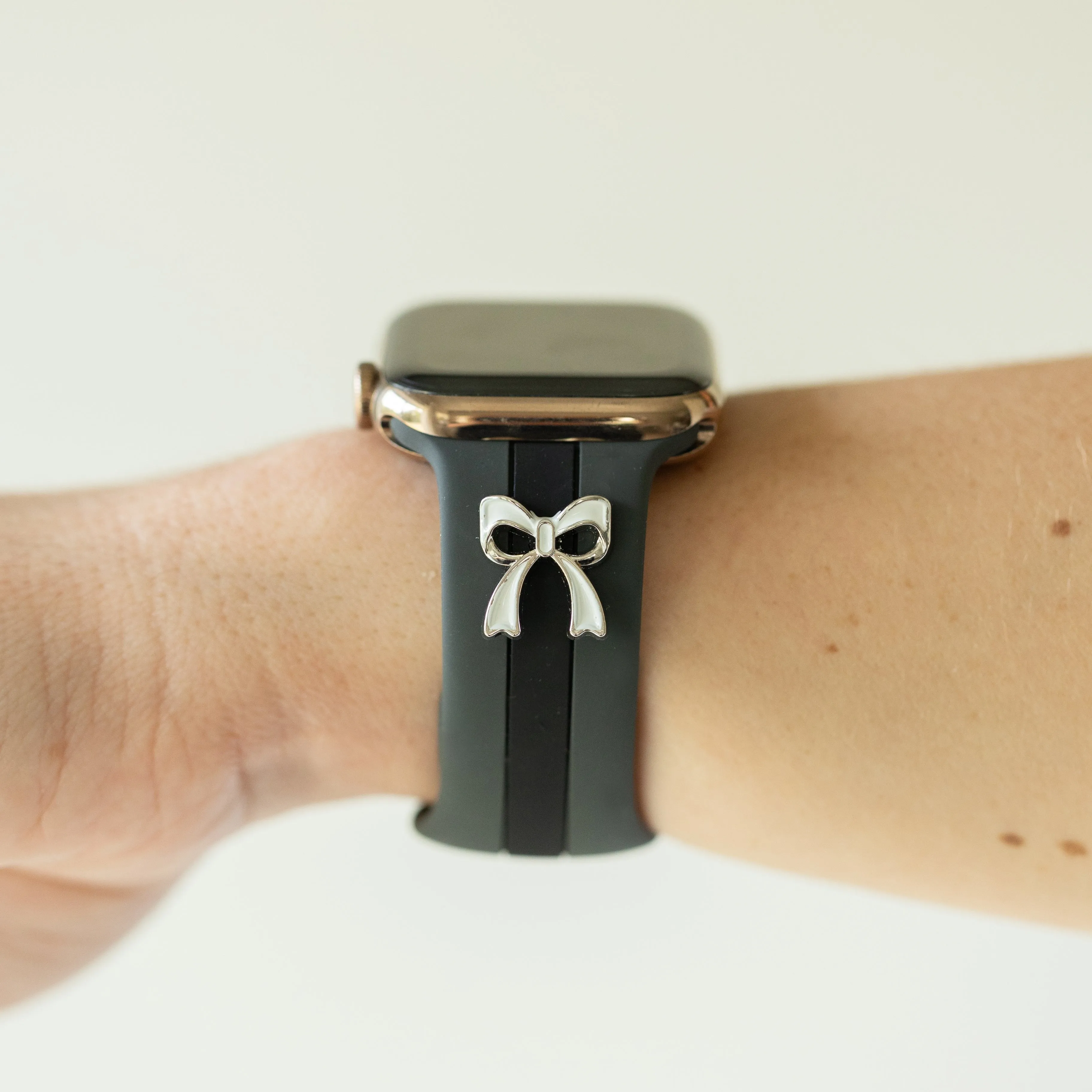 The It Girl Gray and Black Smart Watch Band sold by Strawberry Avocados product image thumbnail 2