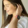 The It Girl Red and White Smart Watch Band sold by Strawberry Avocados