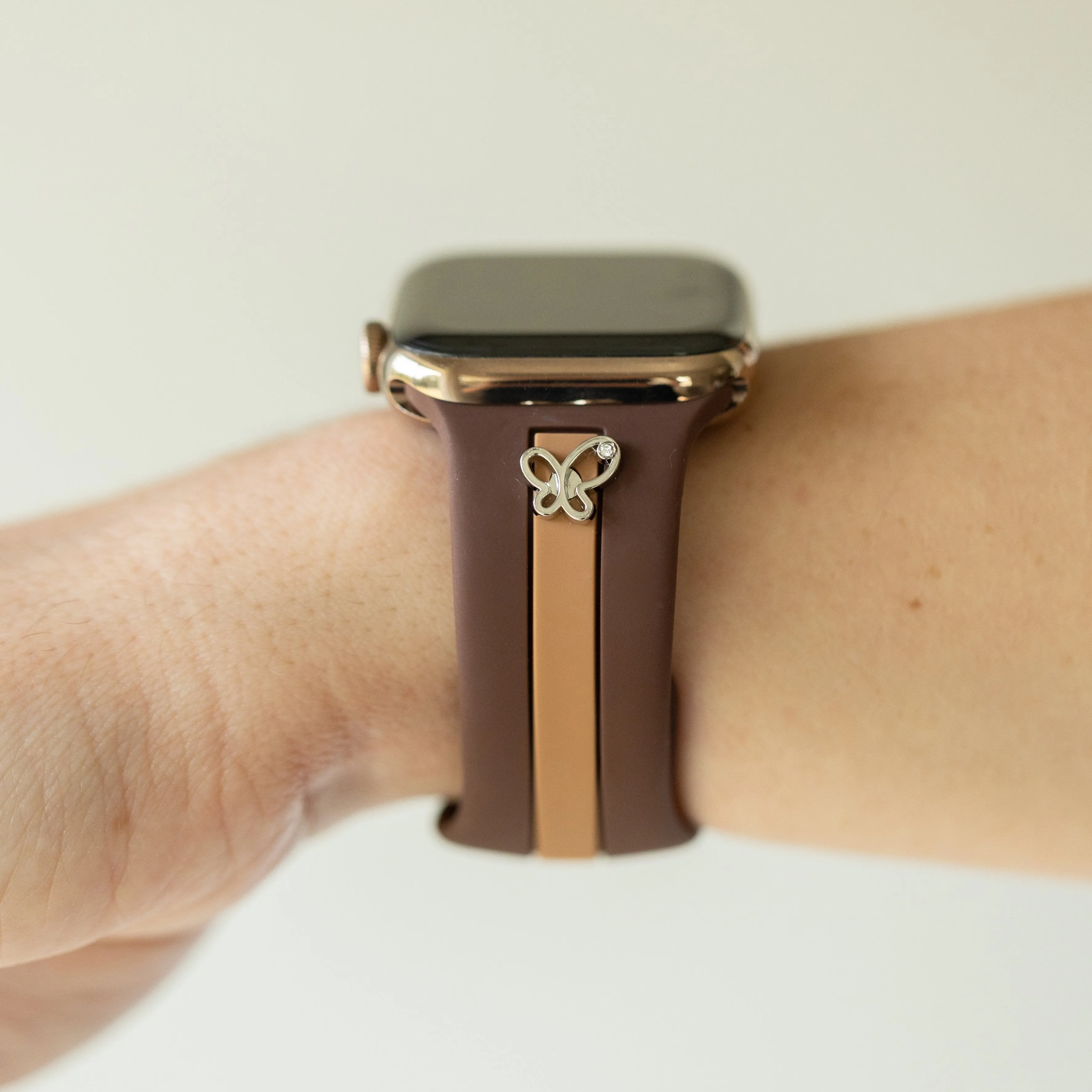 Chasing Butterflies 🦋 Cocoa & Caramel Smart Watch Band sold by Strawberry Avocados product image thumbnail 3