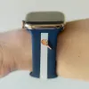 Let's Cause a Racket 🏓 Nautical Blue and White Smart Watch Band sold by Strawberry Avocados