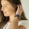 Let's Cause a Racket 🏓 Black & Blue Smart Watch Band sold by Strawberry Avocados