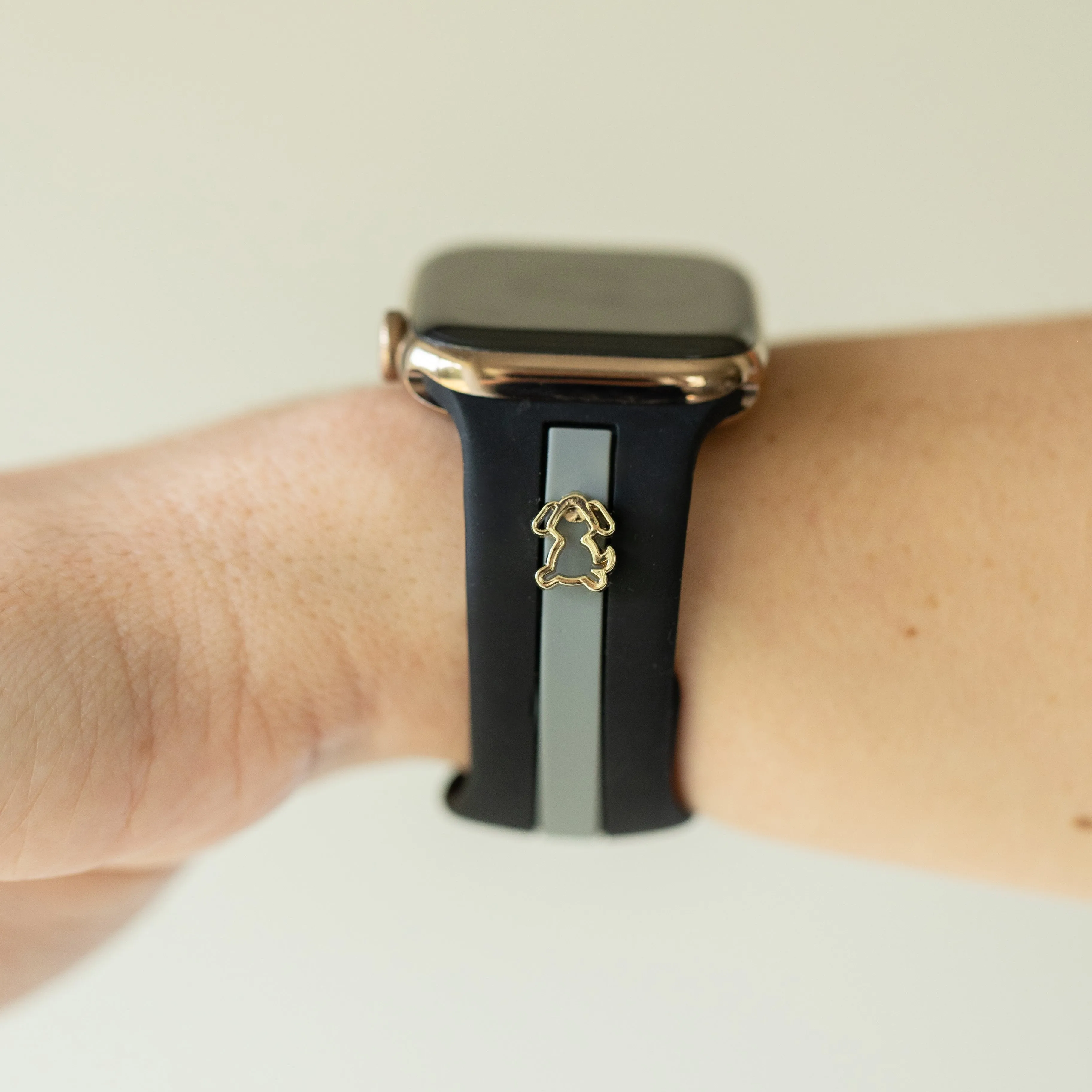 Dog Gone Love🐾 Black & Gray Smart Watch Band sold by Strawberry Avocados product image thumbnail 3