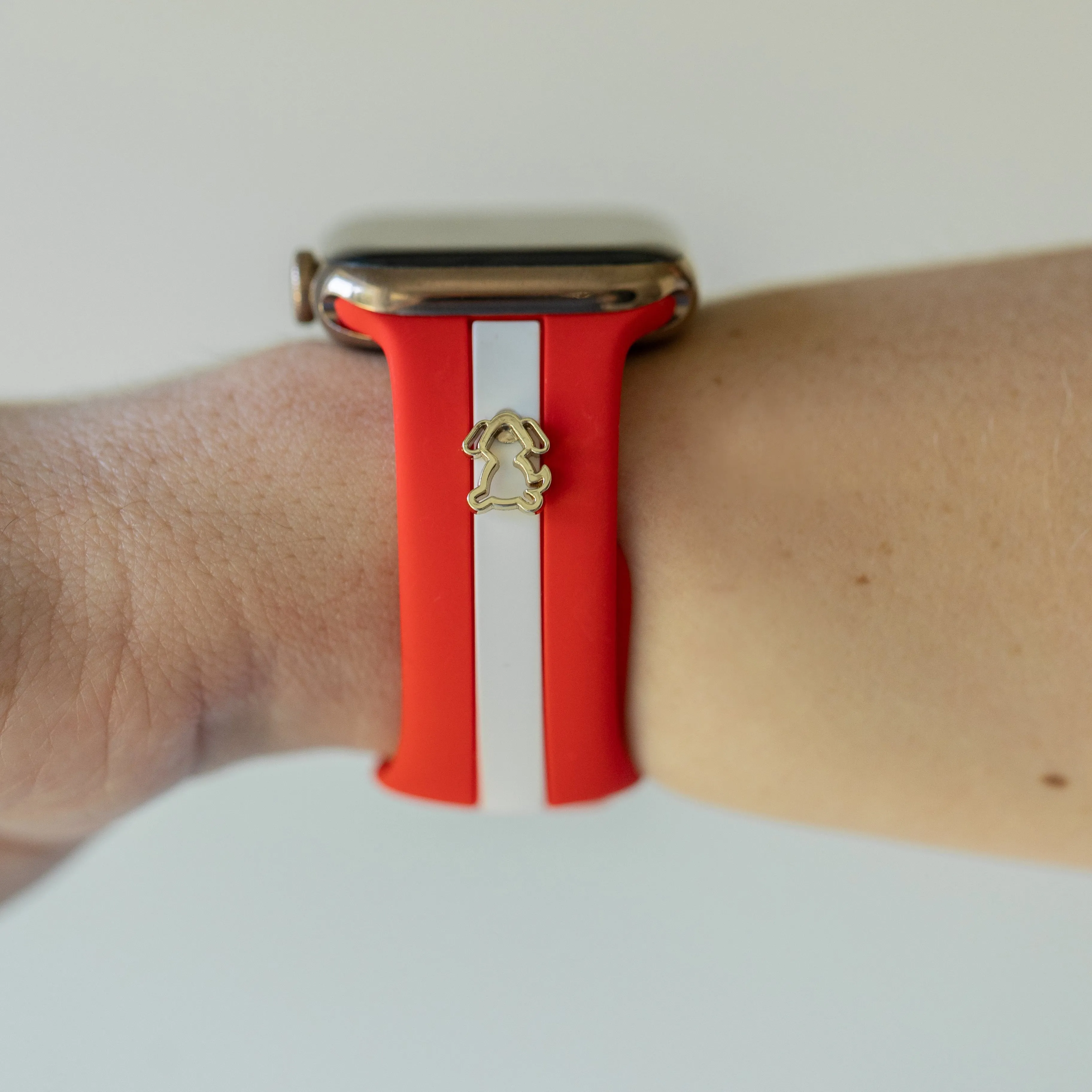 Dog Gone Love🐾Red & White Smart Watch Band sold by Strawberry Avocados product image thumbnail 3