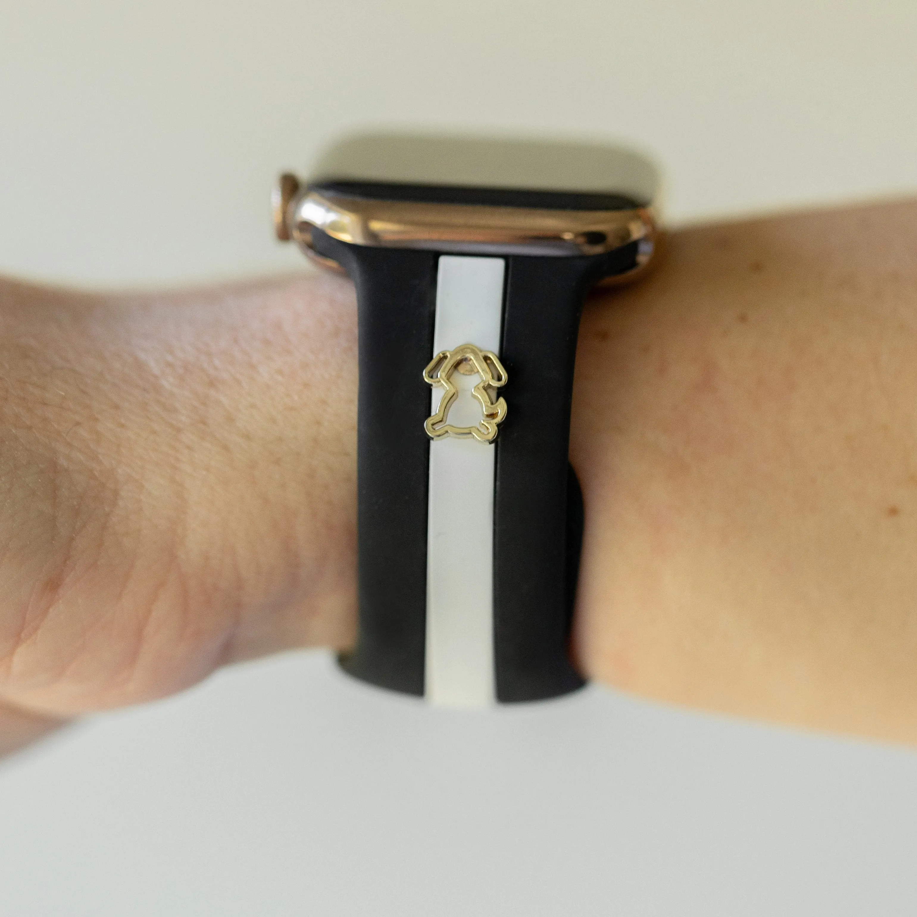 Dog Gone Love🐾 Midnight Black & White Smart Watch Band sold by Strawberry Avocados product image thumbnail 3