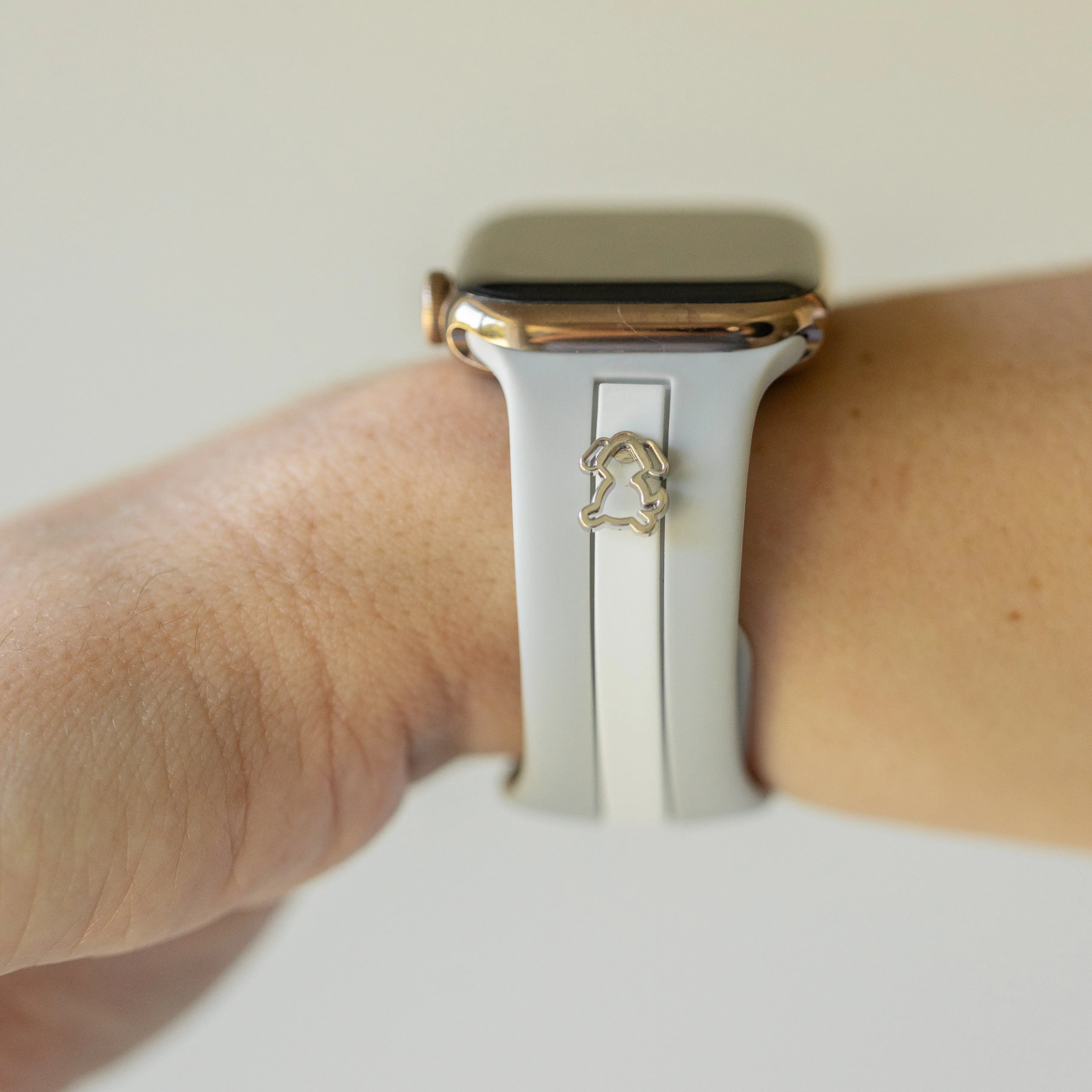 Dog Gone Love🐾 Gray & White Smart Watch Band sold by Strawberry Avocados product image thumbnail 2