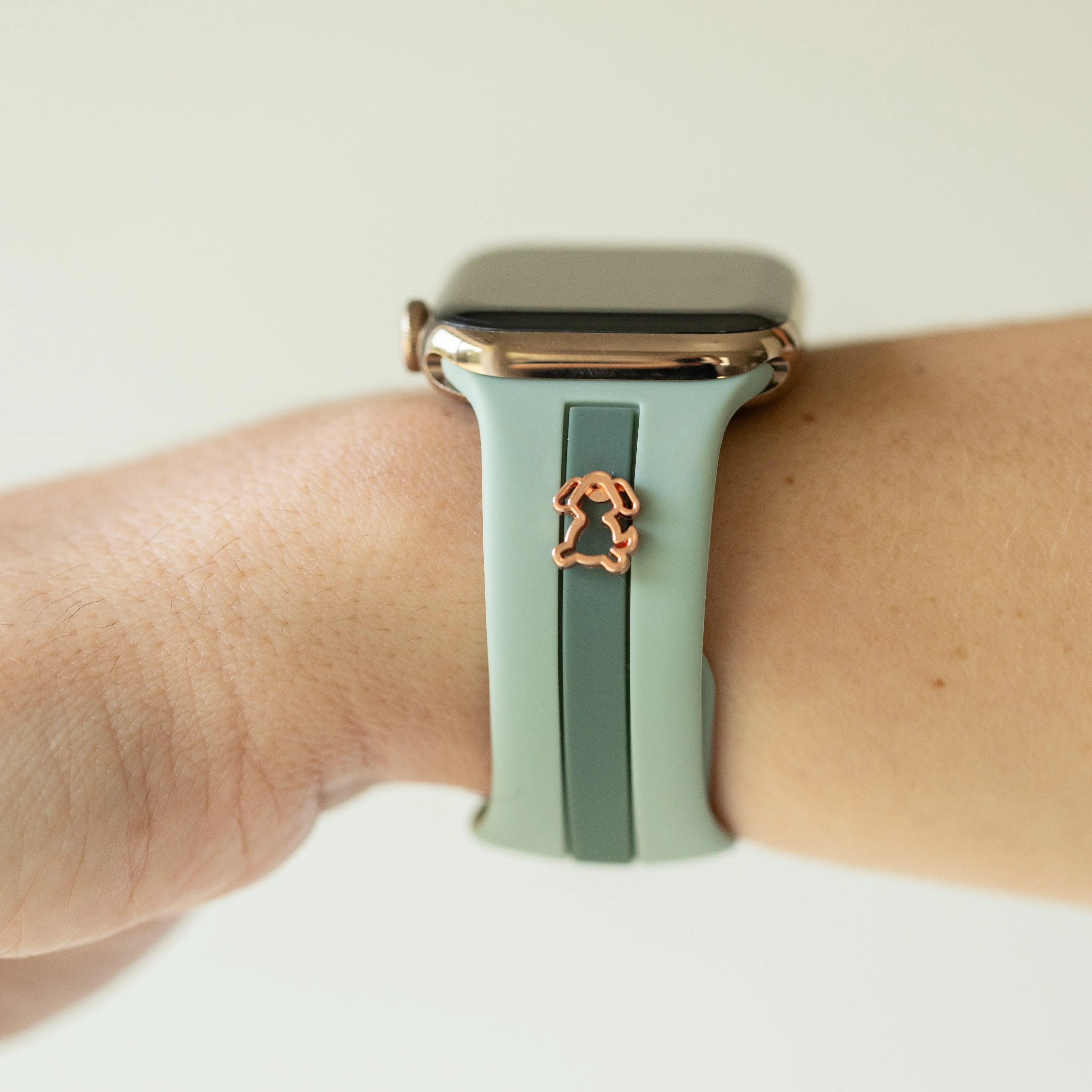 Dog Gone Love🐾 Dusty Blue & Green Smart Watch Band sold by Strawberry Avocados product image thumbnail 3