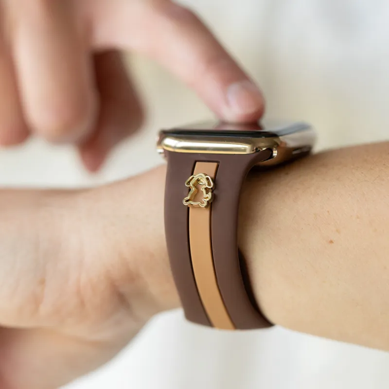 Dog Gone Love🐾 Cocoa & Caramel Smart Watch Band sold by Strawberry Avocados